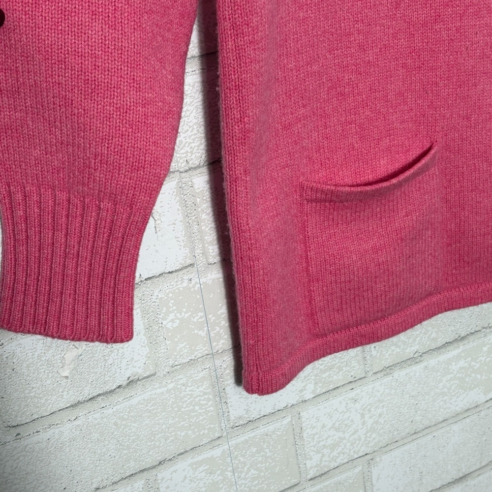Vintage Deans of Scotland Shetland Wool Cardigan Size 40 (M) Preppy Boxy Classic - Picture 5 of 11